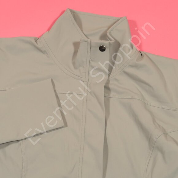 Any Age Activewear Sedona Xlong High Collar Jacket in Gray Size Medium - Picture 1 of 5